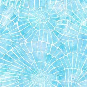Sun Mosaic Tiles Textured- Light blue