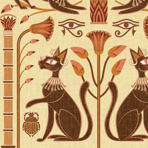 Pawpyrus Cats Wallpaper in Papyrus