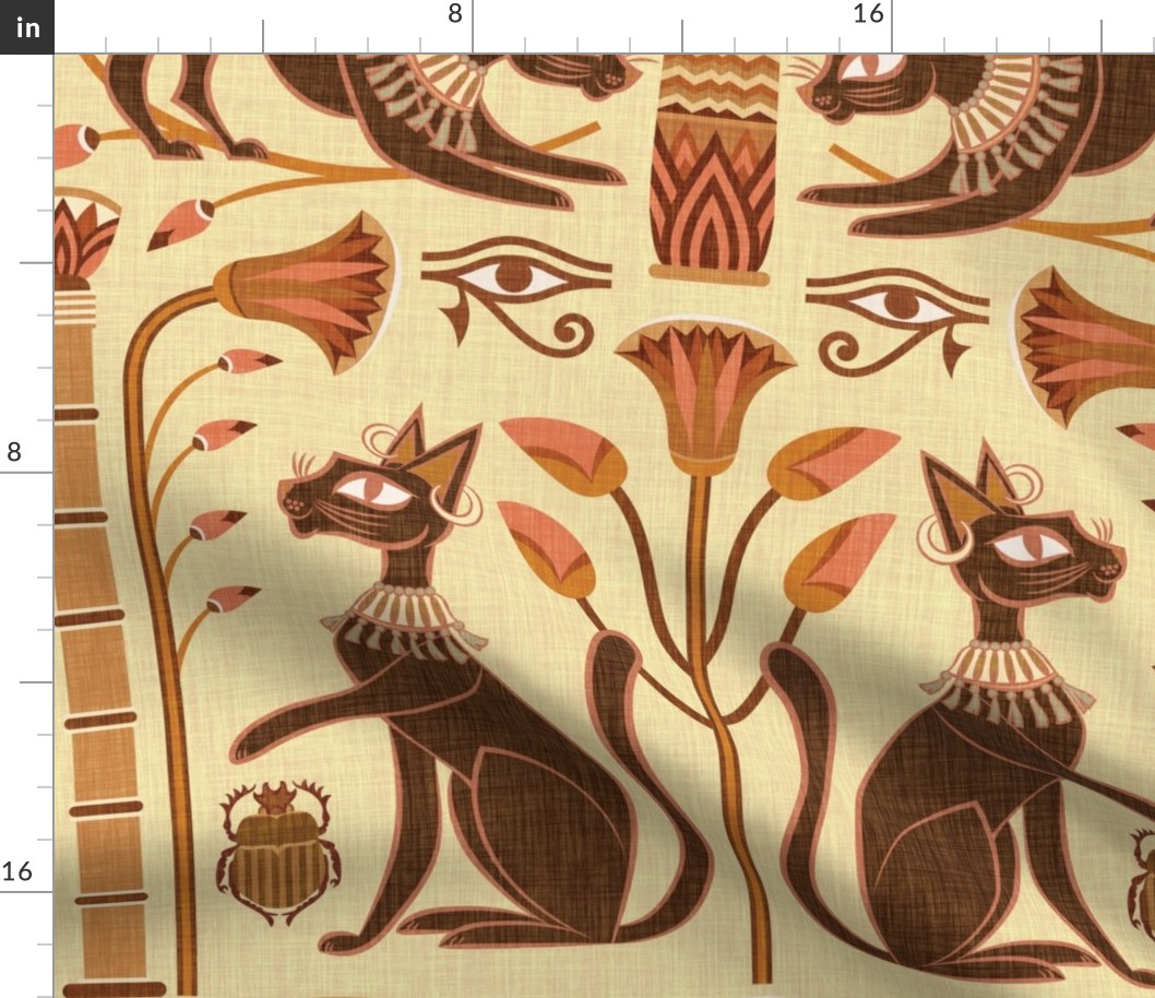 Pawpyrus Cats Wallpaper in Papyrus