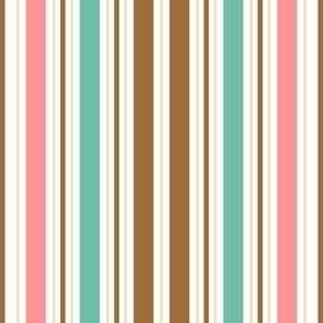 Sweet Seaside Neapolitan Ice Cream Stripes / Small
