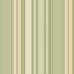 Spring Blush on English Sage Gradient 2 Stripe