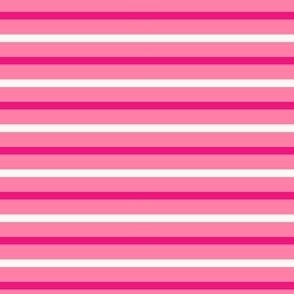 Carnival Stripe - Hot Pink - Horizontal