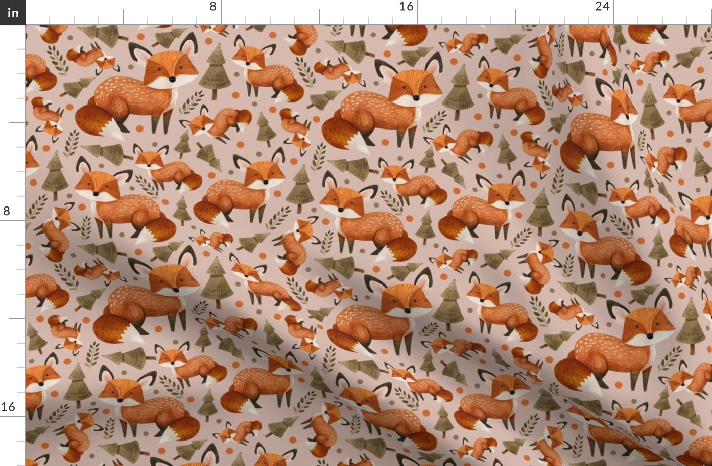 Woodland Friends Fox 5 by Norlie Studio 