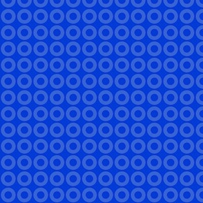 Geometric Circles. (Royal Blue)