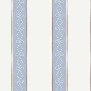 Small - Infinite Diamond Stripe - Blue Tan