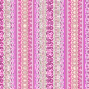 boho stripes vertical purple pink honeydew 