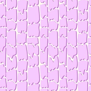 Abstract lavender shapes on cream Medium