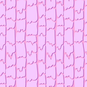 Abstract lavender shapes on pink Medium