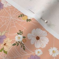 Garden Witch Cottagecore_Floral Spider web_peach 