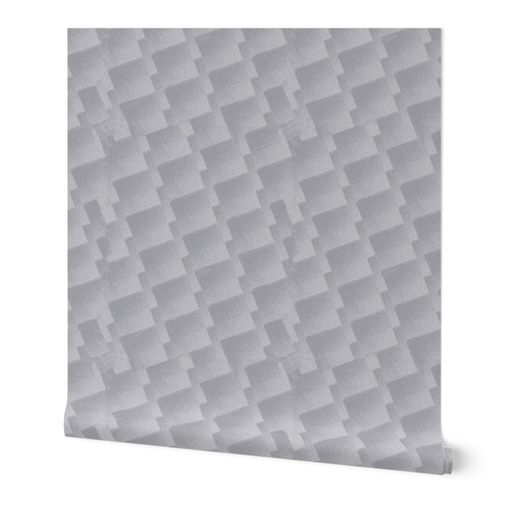 6x7-Inch Repeat of Tonal Gray Texture of Diagonal Blocks