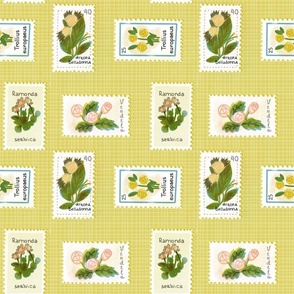 Retro postmarks, large scale