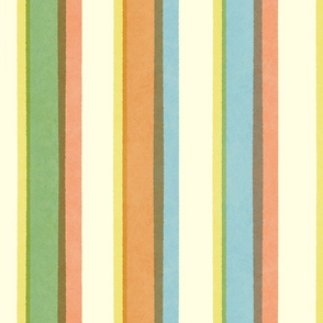 Retro candy stripes, large scale