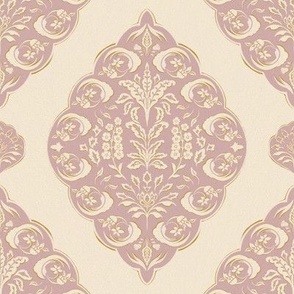 Big - Juliette - Pink on a Old lace background