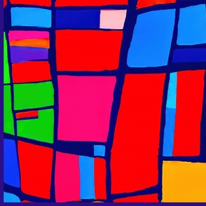 abstract rectangles L