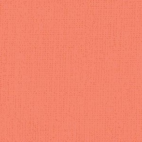 coral red solid - linen texture