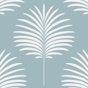 Palm Leaves - Scandi Blue