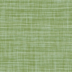 Hand drawn horizontal lines on subtle linen texture minimal honeydew organic stripes on light green