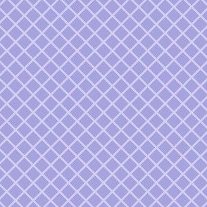 Diamond windowpane on lavender