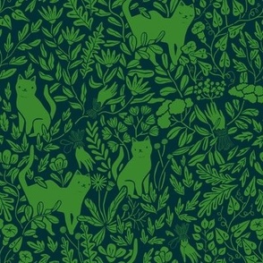 green_victorian_cats_and_hands_pattern
