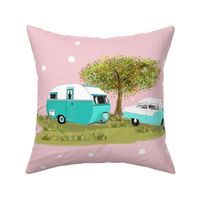 Vintage Camping in Style of the 1950's