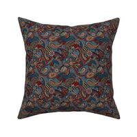 kaleidoscope multi hued Paisley Small scale