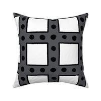 LARGE_Dots and Squares_Black and White_Black and White Collection
