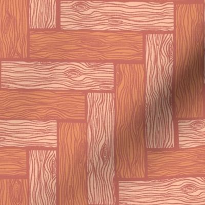 Earthy Herringbone Parquet: Wooden Texture Pattern