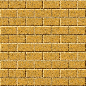 Yellow brick wall
