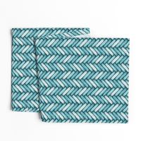 Textural Teal Rattan