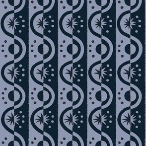 Moon & Stars Blockprint