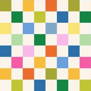 Checkers // Rainbow // 1-inch