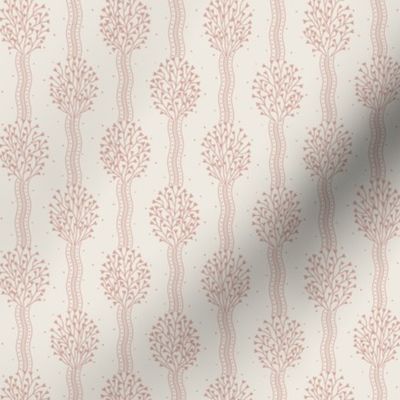 Cosette light: Ashes of Roses Bouquet Ribbon Stripe, Dusky Rose Small Floral