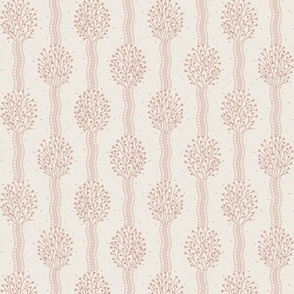 Cosette light: Ashes of Roses Bouquet Ribbon Stripe, Dusky Rose Small Floral