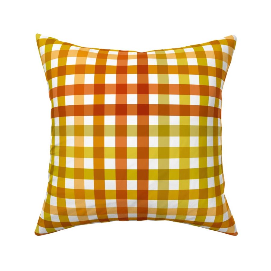 (M) Yellow gradient plaid