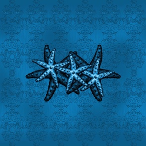 Metal Starfish Cluster [blue]