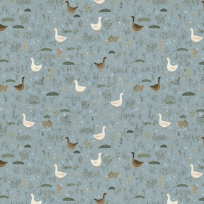 Duck town - Ducks_ duck goose blue M