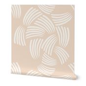 Deco Fans-Pale Apricot