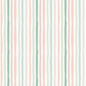 Painterly Stripes small scale in Candy colours