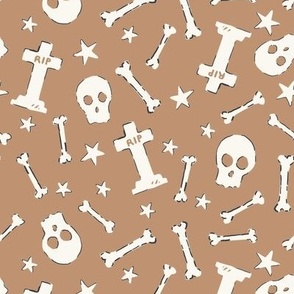 Bones_Halloween_Medium_Tan Brown