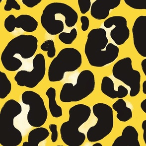 Yellow Leopard print 