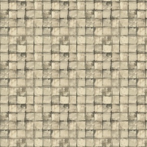 Grunge Textured Square Tiles - Dark Neutral - Small scale
