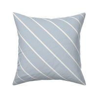 L| White  Diagonal stripes on Light blue-grey