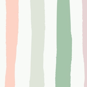 Painterly Stripe large in candy colours
