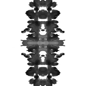 Extra Large Single Black Inkblot