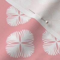 Palm Frond Medallions - Pink