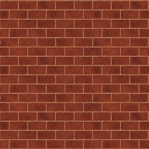 Dark Terracotta brick wall small