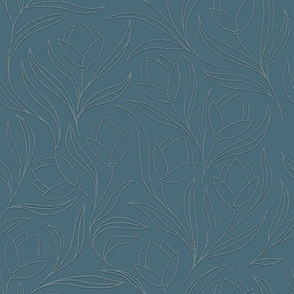 Minimalism-Florina [marble blue embossed]