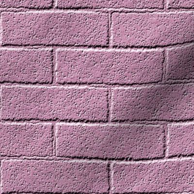 Pastel pink bricks