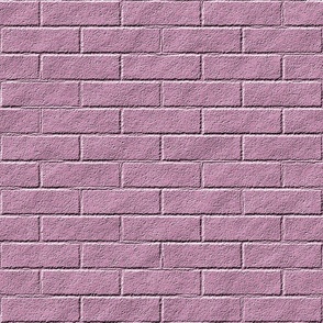 Pastel pink bricks