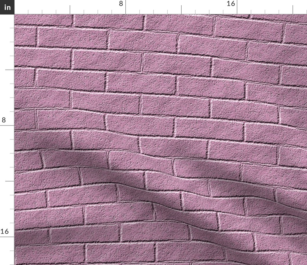 Pastel pink bricks